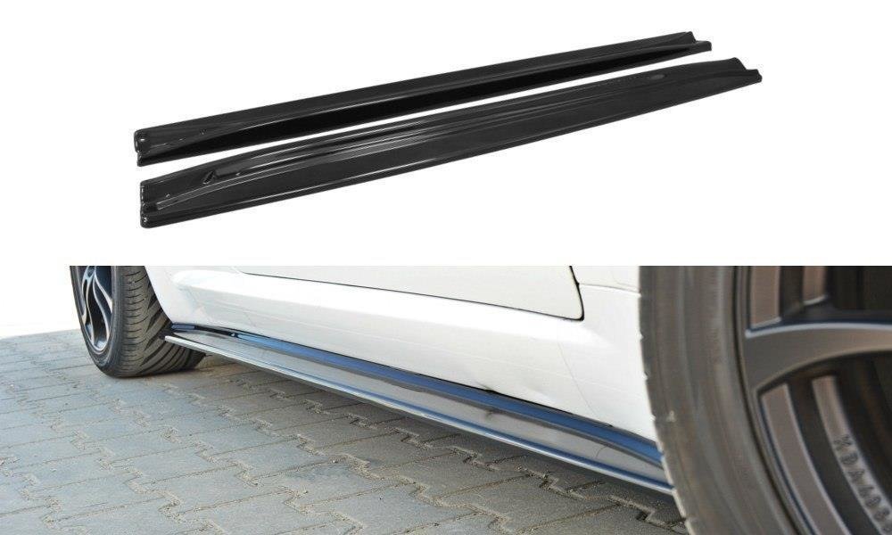 Image of Side Skirts Diffusers Alfa Romeo Brera - Gloss Black