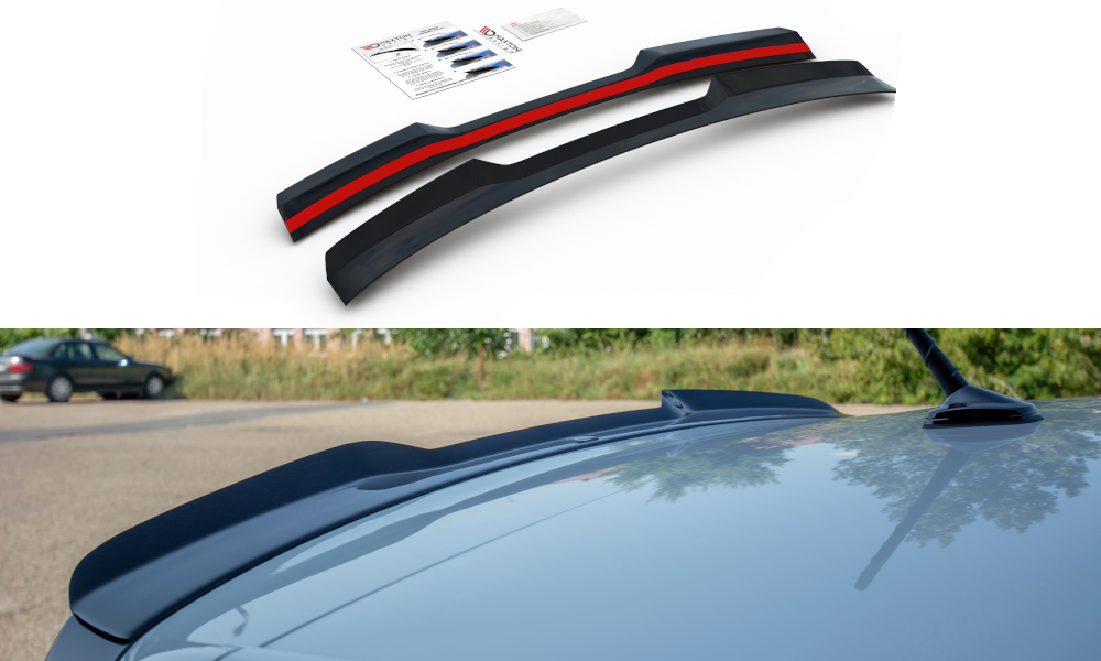 Image of Spoiler Extension VW Polo MK6 GTi - Textured