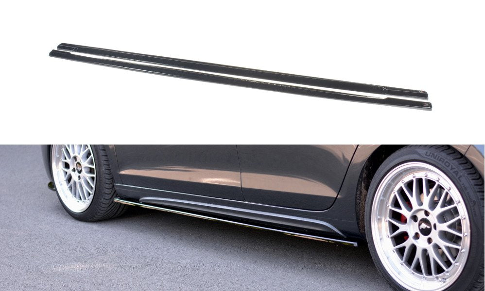 Image of Side Skirts Diffusers VW Golf MK6 GTi/ GTd - Gloss Black