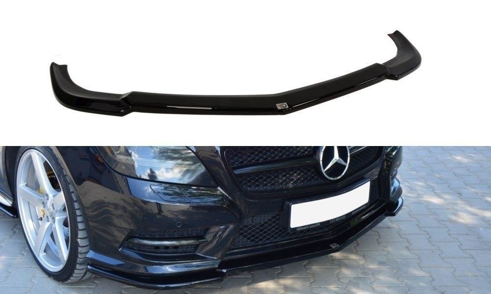 Image of Front Splitter Mercedes CLS C218 AMG Line - Gloss Black