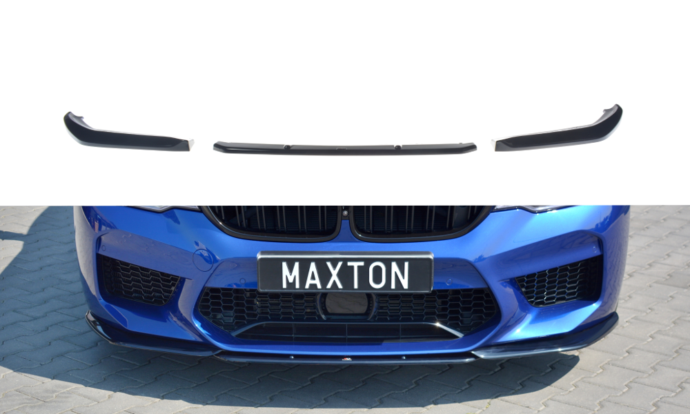 Image of Front Splitter V.2 BMW M5 F90 - Gloss Black