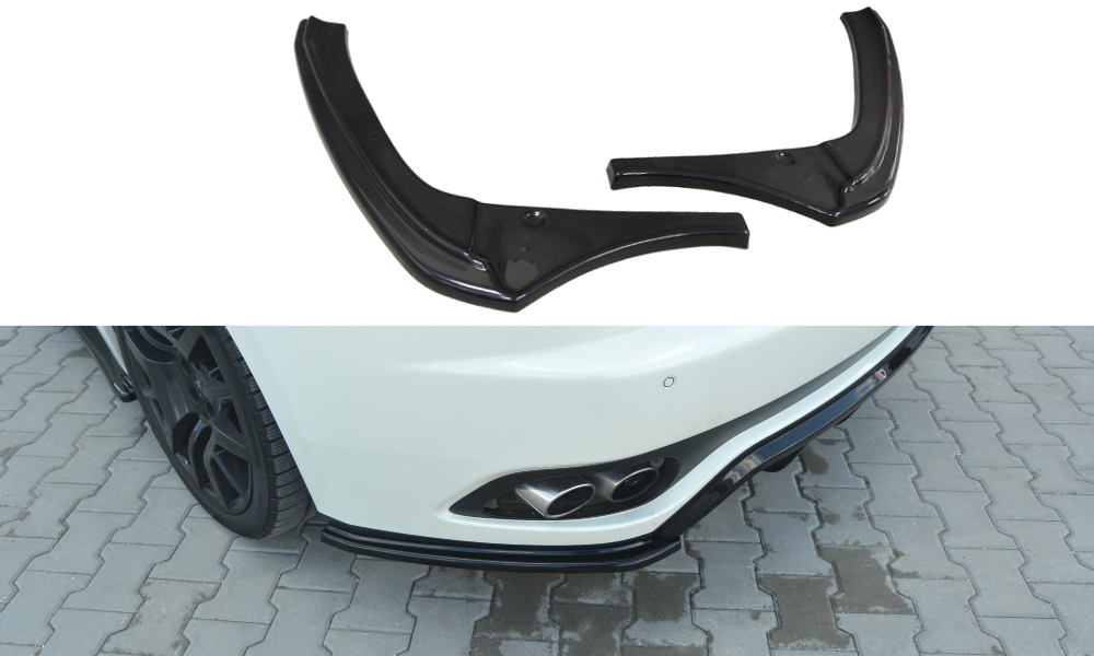 Image of Rear Side Splitters V.2 Maserati Granturismo 2007-2011-GB