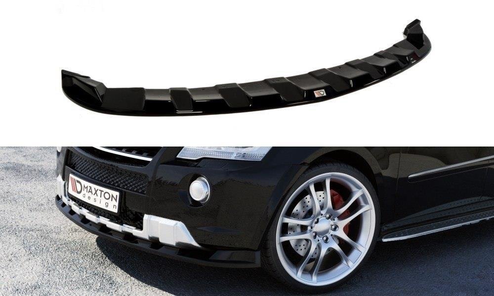 Image of Front Splitter Mercedes Ml W164 AMG - Gloss Black