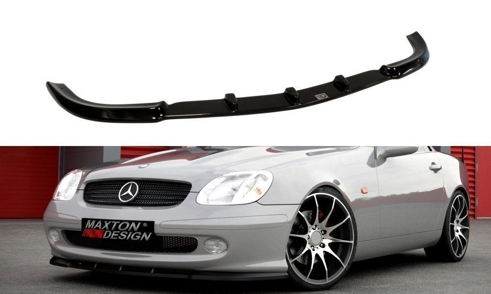 Image of Front Splitter Mercedes SLK R170 - Gloss Black