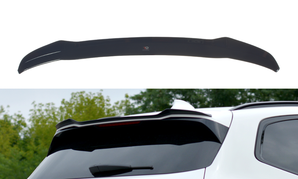 Image of Spoiler Extension For BMW X3 G01 M-Pack - Gloss Black