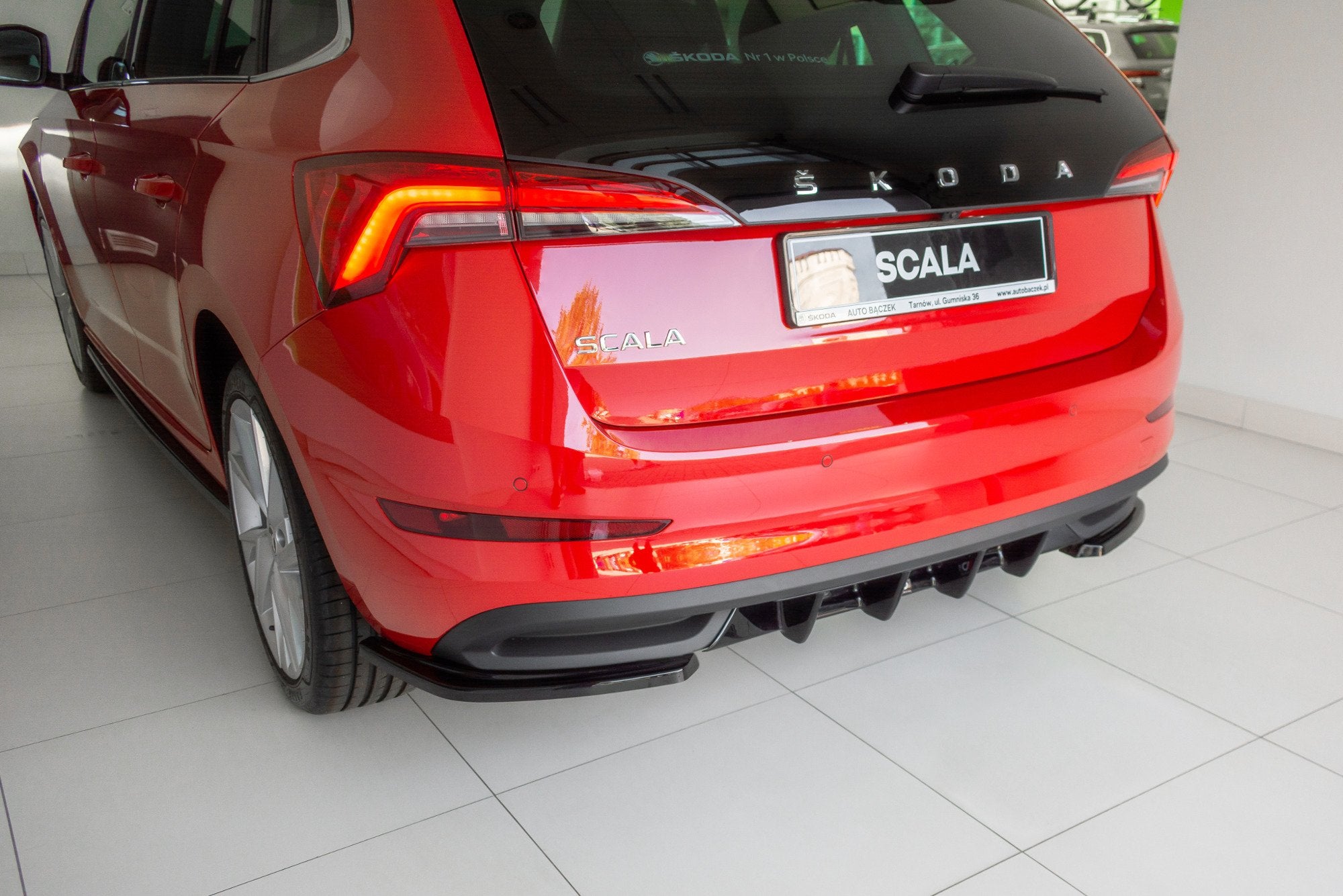 Image of Rear Valance Skoda Scala - Gloss Black