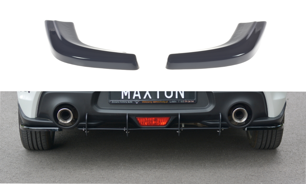 Image of Rear Side Splitters Suzuki Swift 6 Sport - Gloss Black