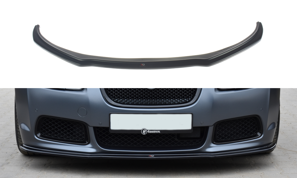 Image of Front Splitter V.1 Jaguar XF-R - Gloss Black