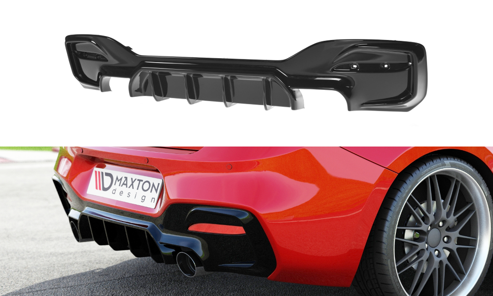 Rear Valance BMW 1 F20/ F21 Facelift M-Power - Gloss Black