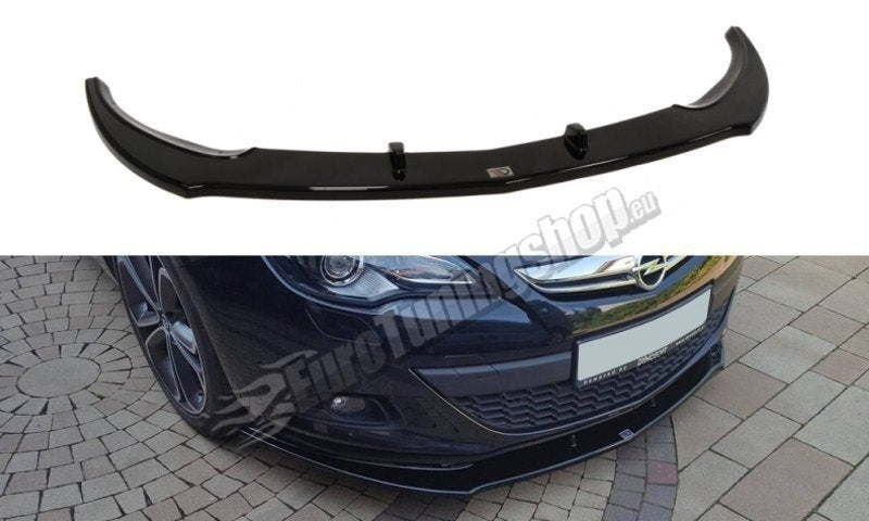 Image of Front Splitter Opel Astra J GTC - Gloss Black