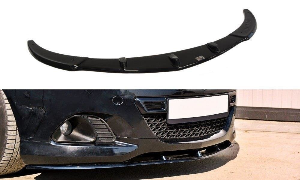 Image of Front Splitter Opel Corsa D (For OPC / VXR) - Gloss Black