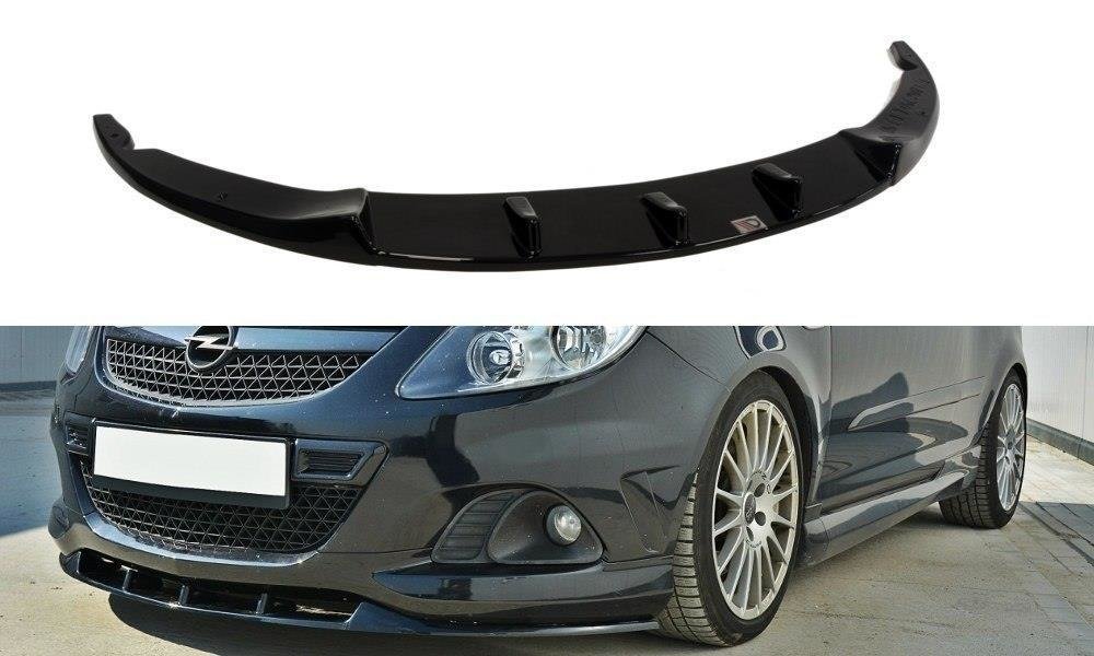 Image of Front Splitter Opel Corsa D Nurburg (For OPC / VXR Bumper)-G