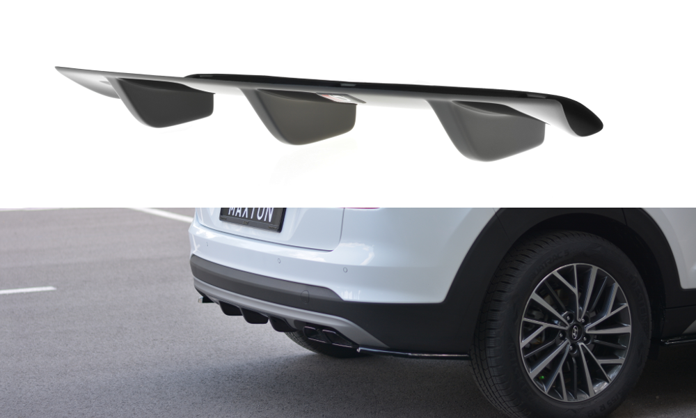 Image of Rear Valance Hyundai Tucson MK3 Facelift - Gloss Black