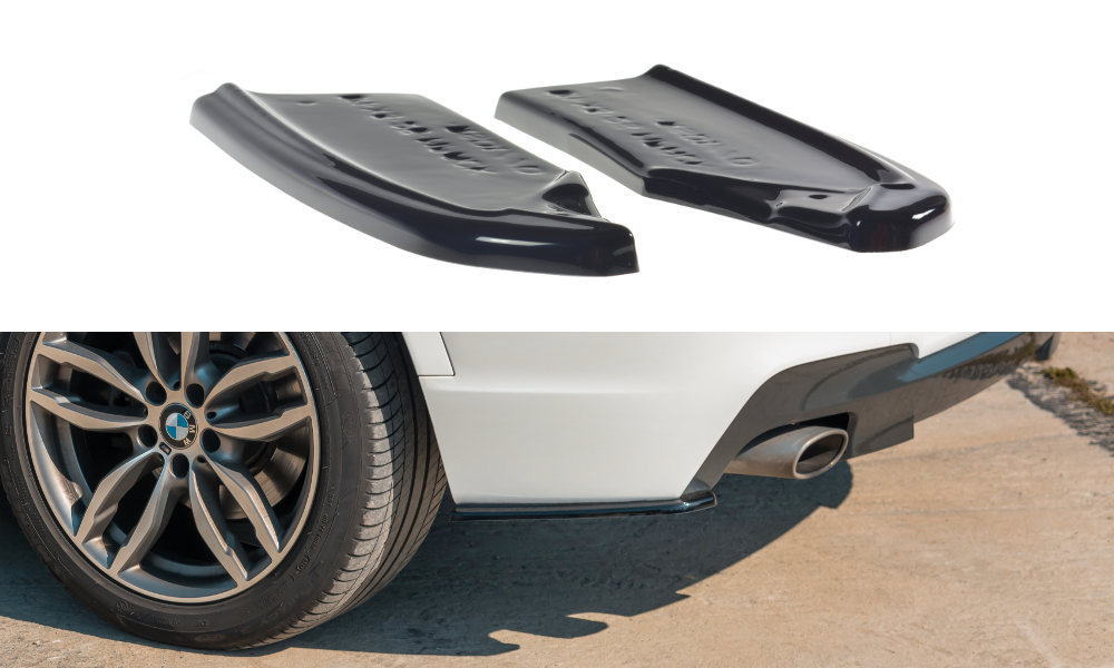 Image of Rear Side Splitters For BMW X3 F25 M-Pack Facelift -GB