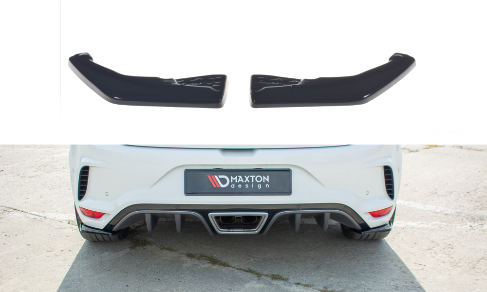 Image of Rear Side Splitters Renault Megane Iv RS - Gloss Black