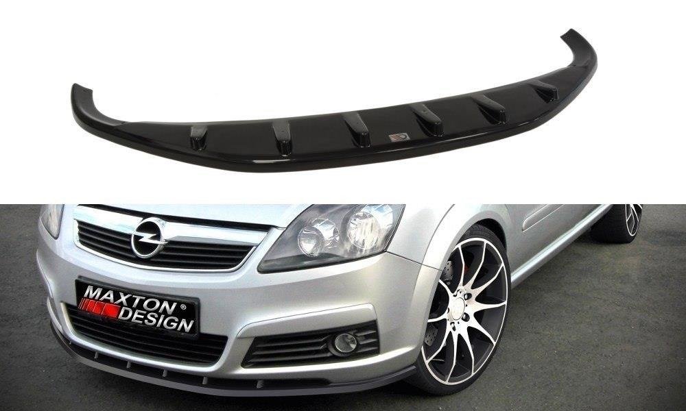 Image of Front Splitter Opel Zafira B (Preface) - Gloss Black