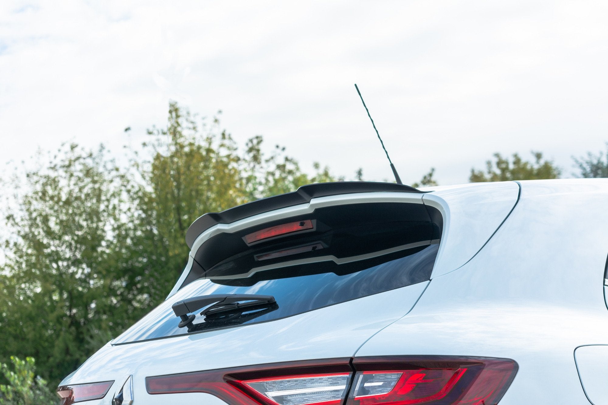 Image of Spoiler Extension Renault Megane Iv RS - Textured