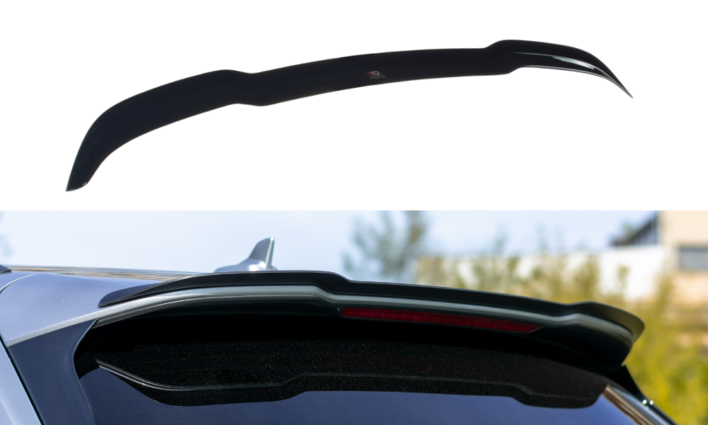 Image of Spoiler Extension Audi SQ5/Q5 S-Line MKII - Gloss Black