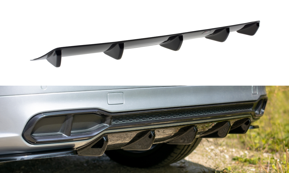 Image of Rear Valance Audi SQ5/Q5 S-Line MKII - Gloss Black