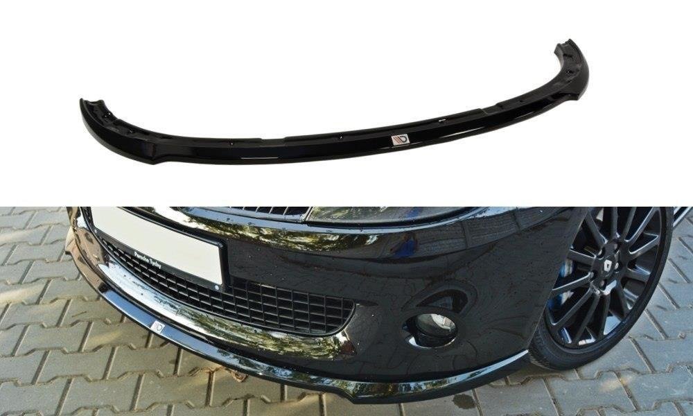 Image of Front Splitter Renault Clio III RS - Gloss Black