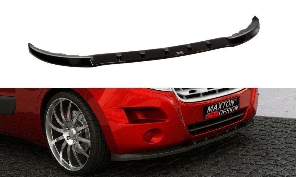 Image of Front Splitter Renault Master MK3 - Gloss Black