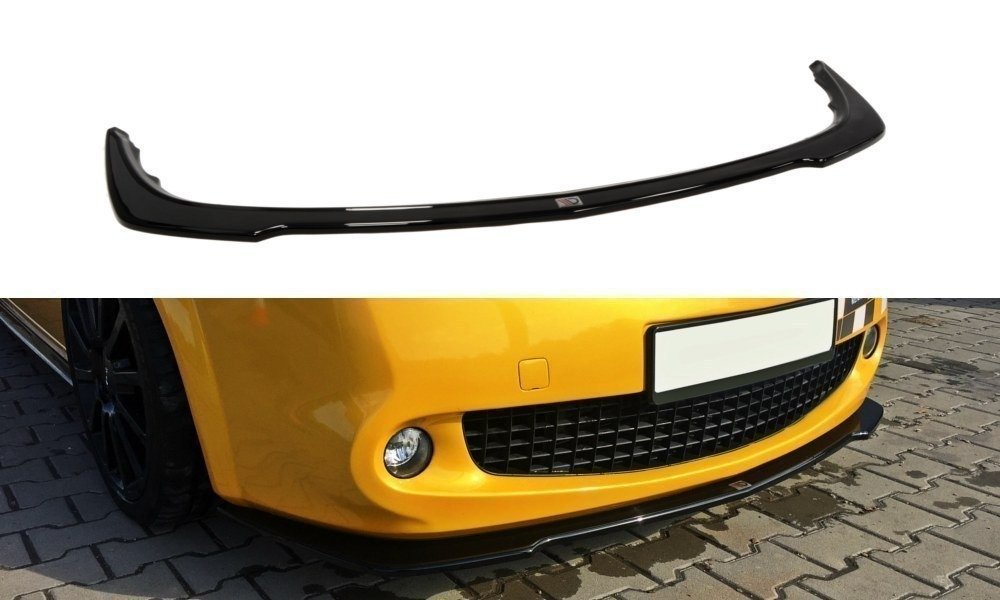 Image of Front Splitter Renault Megane Ii RS (Facelift) - Gloss Black