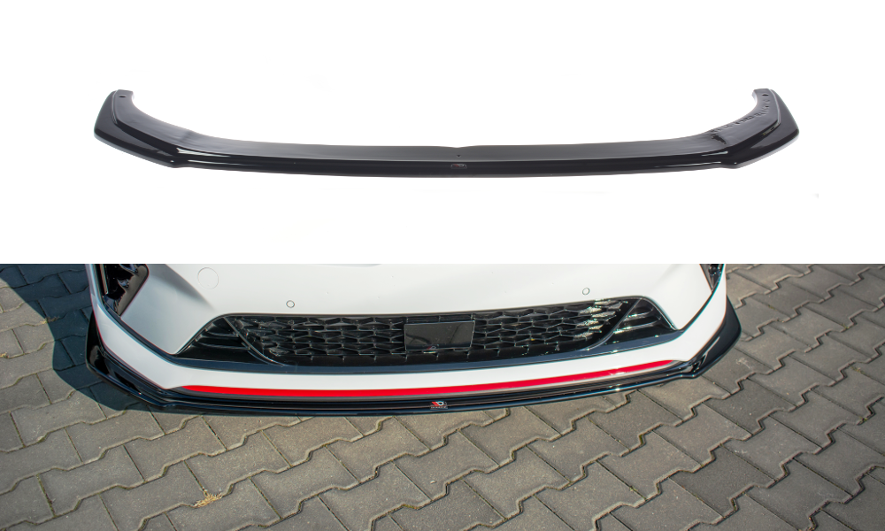 Image of Front Splitter V.1 Kia Proceed GT MK 3 - Gloss Black