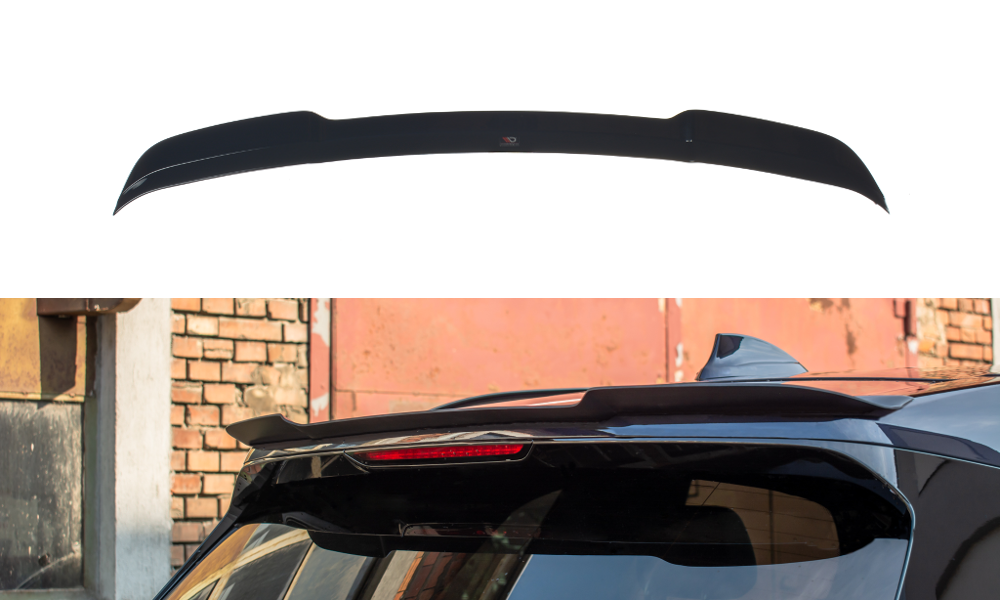 Image of Spoiler Extension For BMW X5 G05 M-Pack - Gloss Black