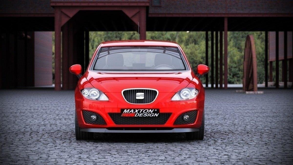 Image of Front Splitter Seat Leon MK2 (Facelift) - Gloss Black