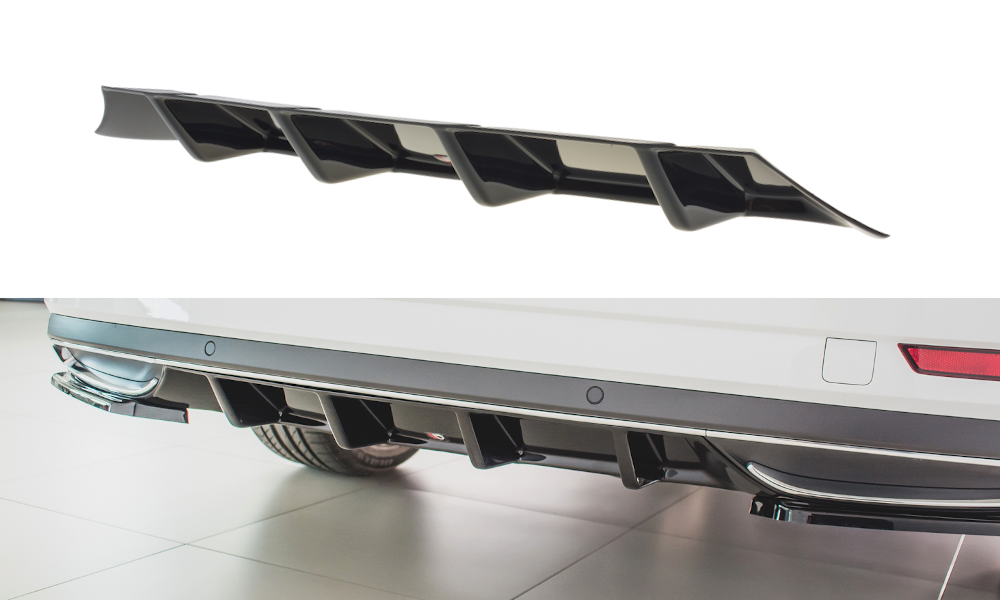 Image of Rear Valance Skoda Superb MK3 FL - Textured