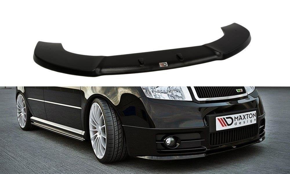 Image of Front Splitter Skoda Fabia RS MK1 - Gloss Black