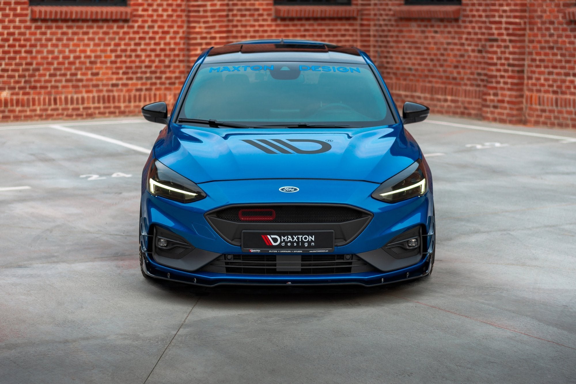 Image of Front Splitter Ford Focus ST / ST-Line MK4 - Primed