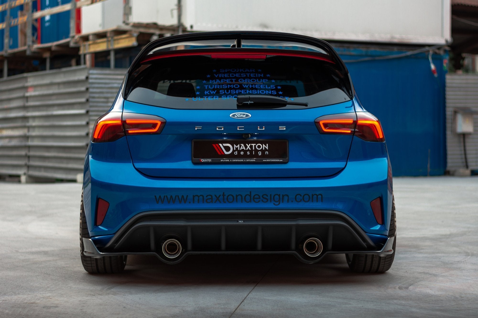 Image of Rear Splitter Ford Focus MK4 ST-Line - Primed