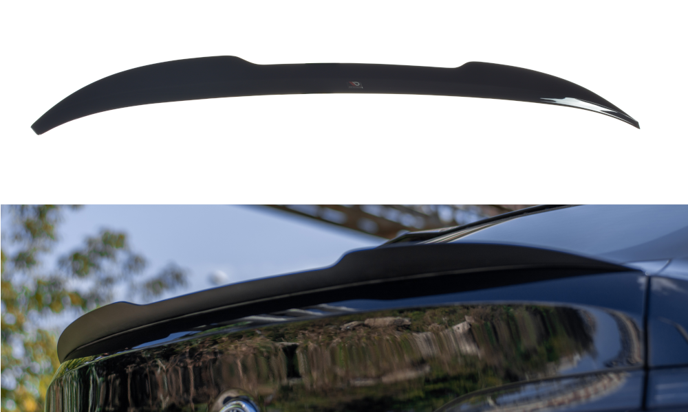 Image of Spoiler Extension For BMW X4 M-Pack G02 - Gloss Black