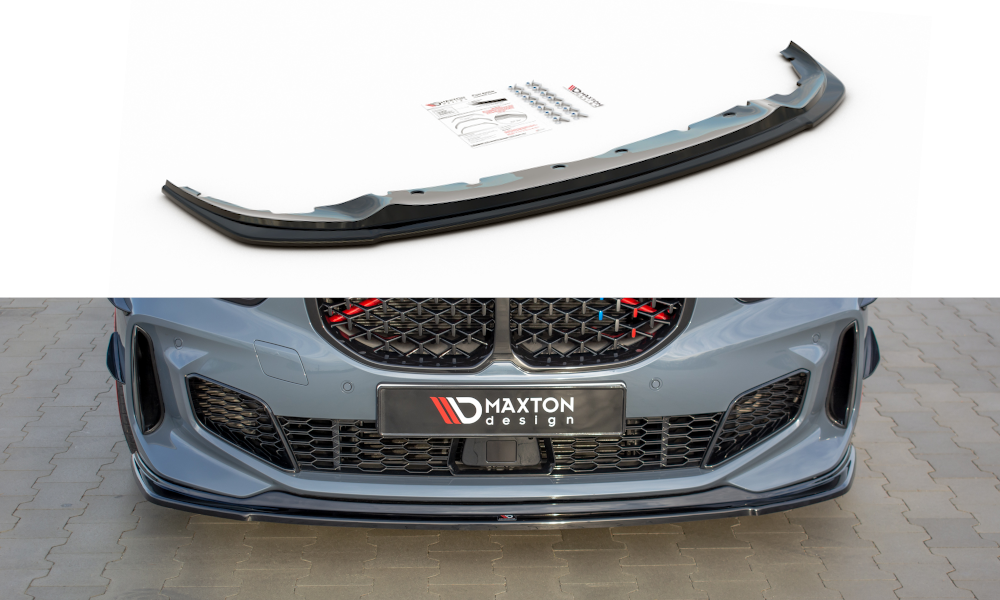 Front Splitter For BMW 1 F40 M-Pack/ M135I - Gloss Black