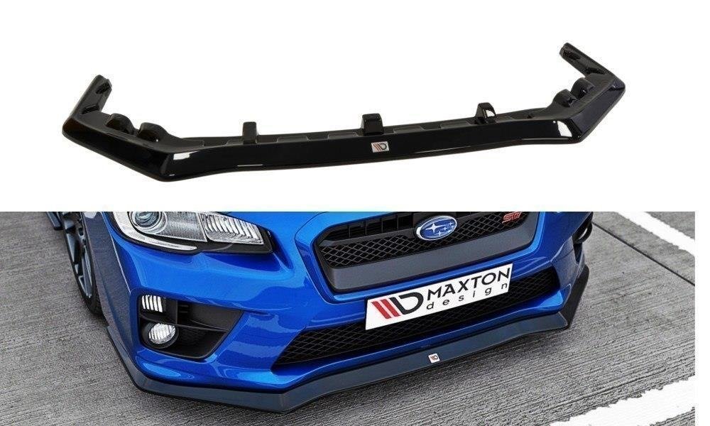 Image of Front Splitter V.1 Subaru WRX STi - Gloss Black
