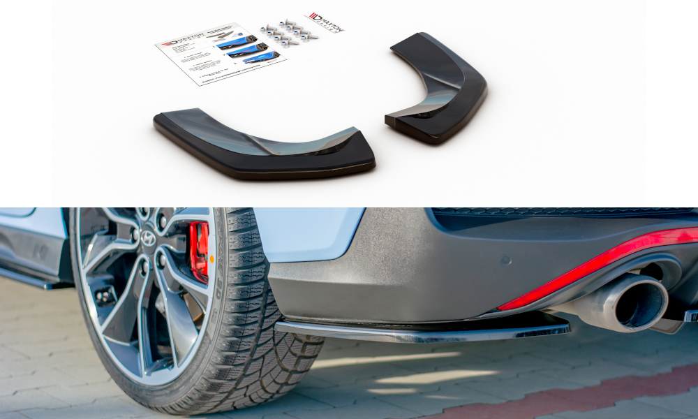 Image of Rear Side Splitters Hyundai I30 N MK3 Fastback -GB