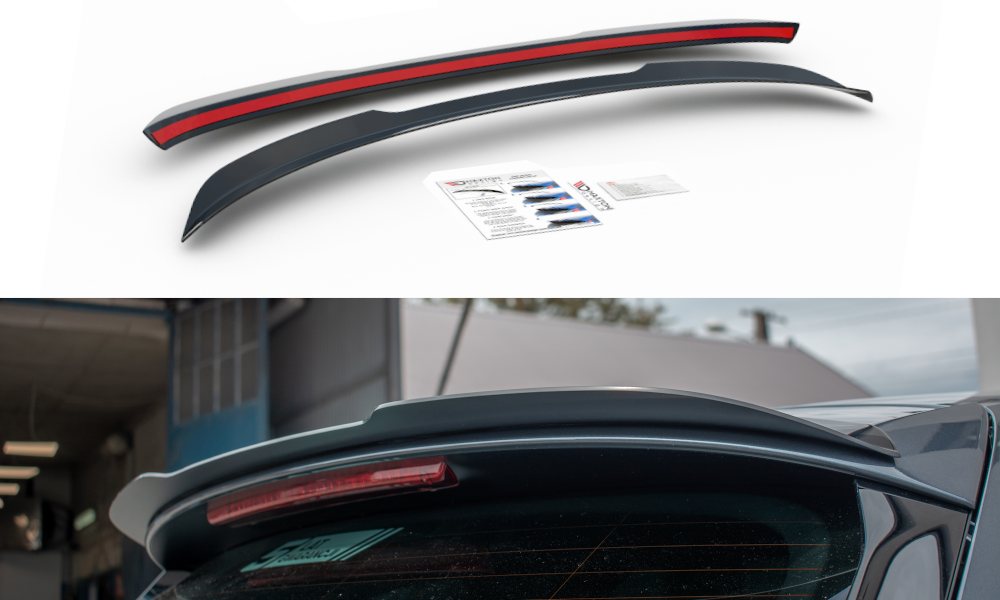 Image of Spoiler Cap Seat Leon MK3 Cupra St Facelift - Gloss Black