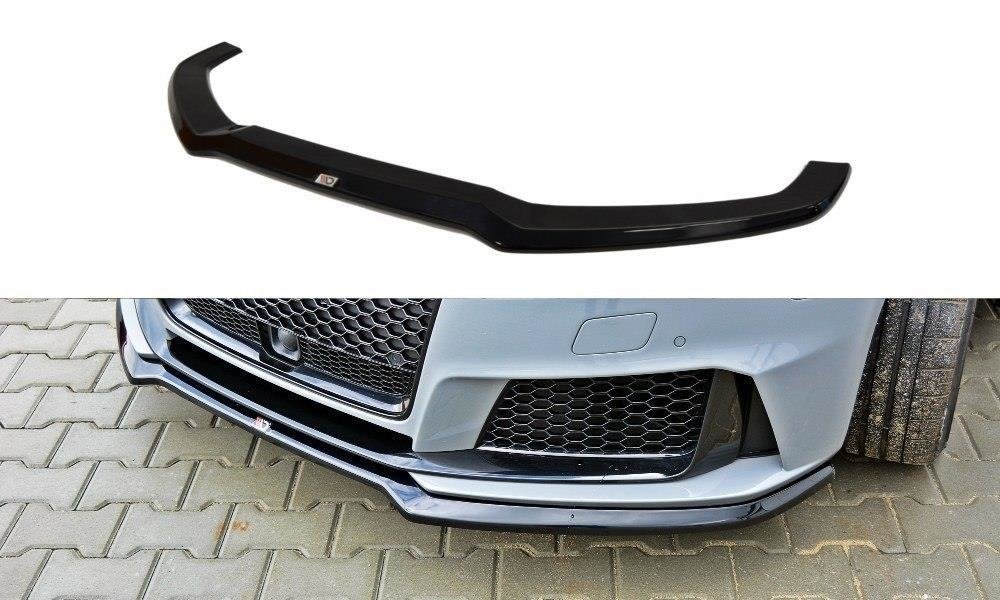 Image of Front Splitter V.1 Audi RS3 8V Sportback - Gloss Black