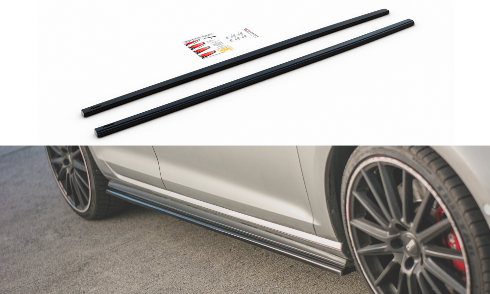 Image of Side Skirts Diffusers V.2 VW Golf 7 GTi (Narrow)-GB