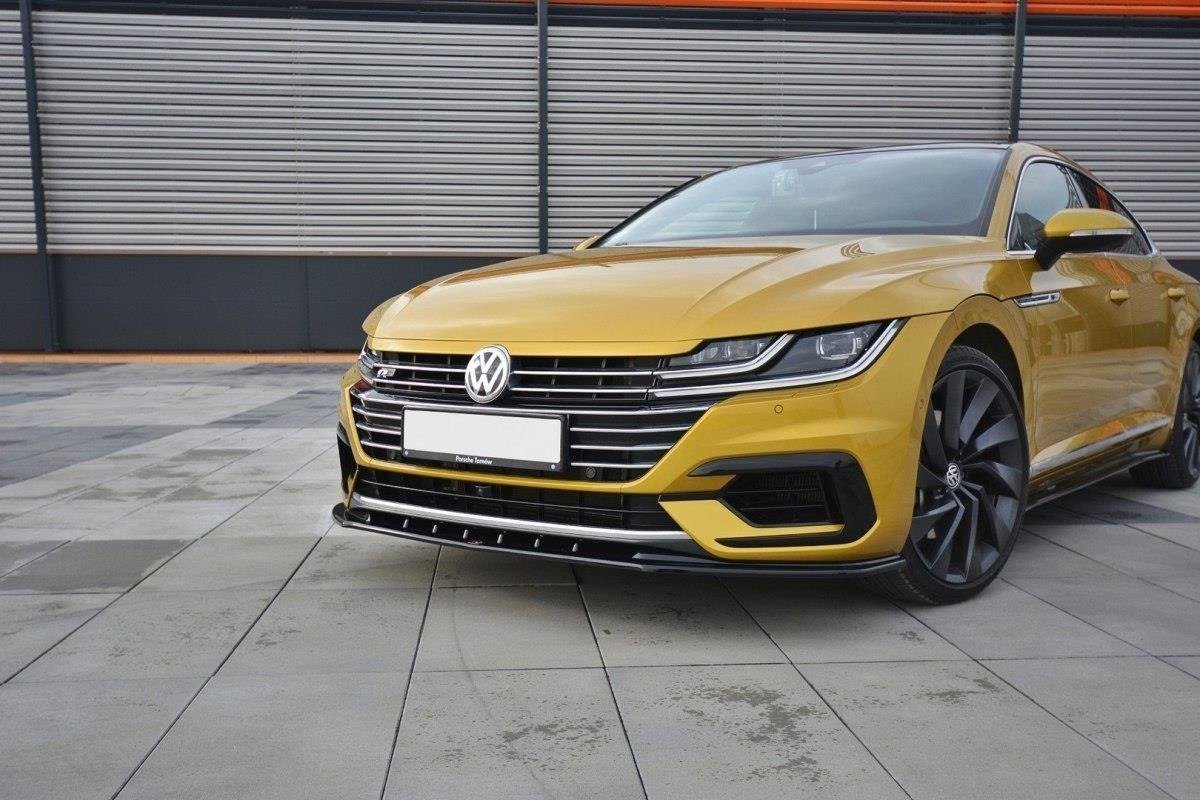 Image of Front Splitter V.3 VW Arteon - Gloss Black
