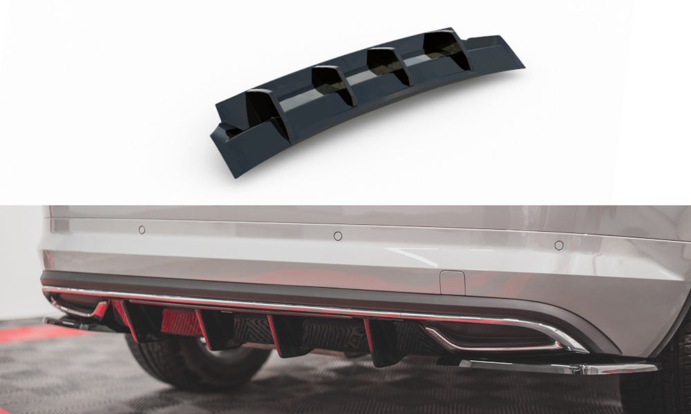 Image of Rear Valance Skoda Kodiaq MK1 Sportline - Gloss Black