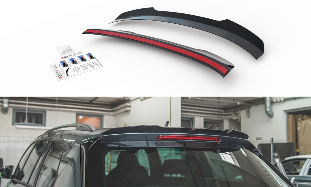 Image of Spoiler Cap V.2 Skoda Kodiaq MK1 Sportline/RS - Gloss Black
