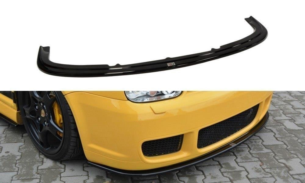 Image of Front Splitter VW Golf Iv R32 - Gloss Black