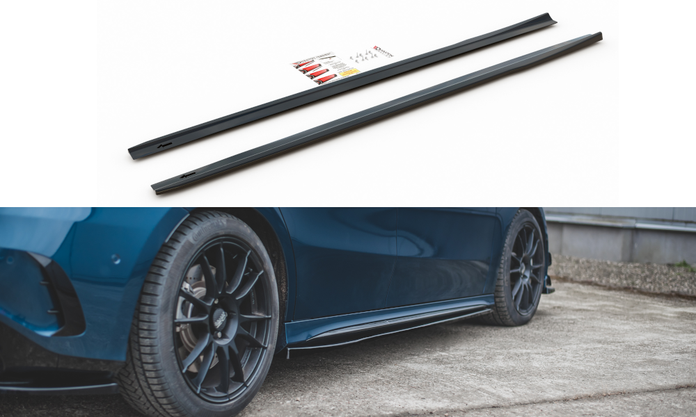 Image of Side Skirts Diffusers V.1 Mercedes A35 AMG / AMG-Line W177 - V1