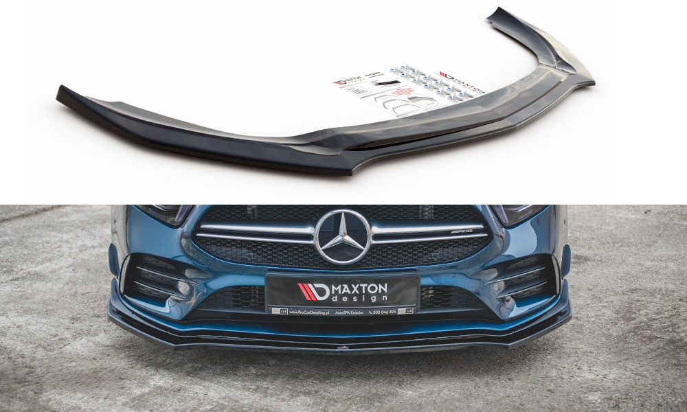 Image of Front Splitter V.2 Mercedes A35 AMG / AMG-Line W177 -GB