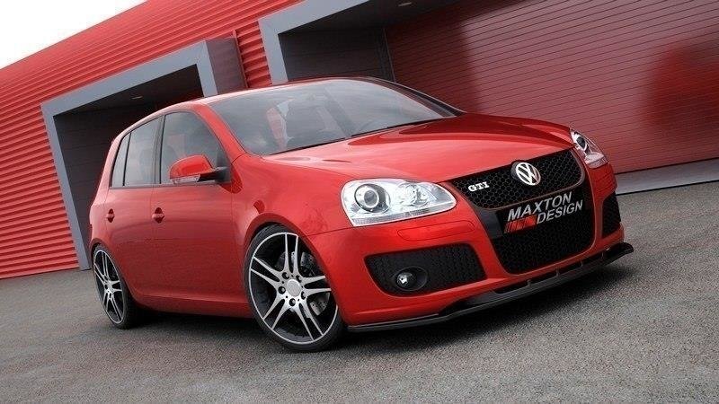 Image of Front Splitter VW Golf V GTi - Gloss Black