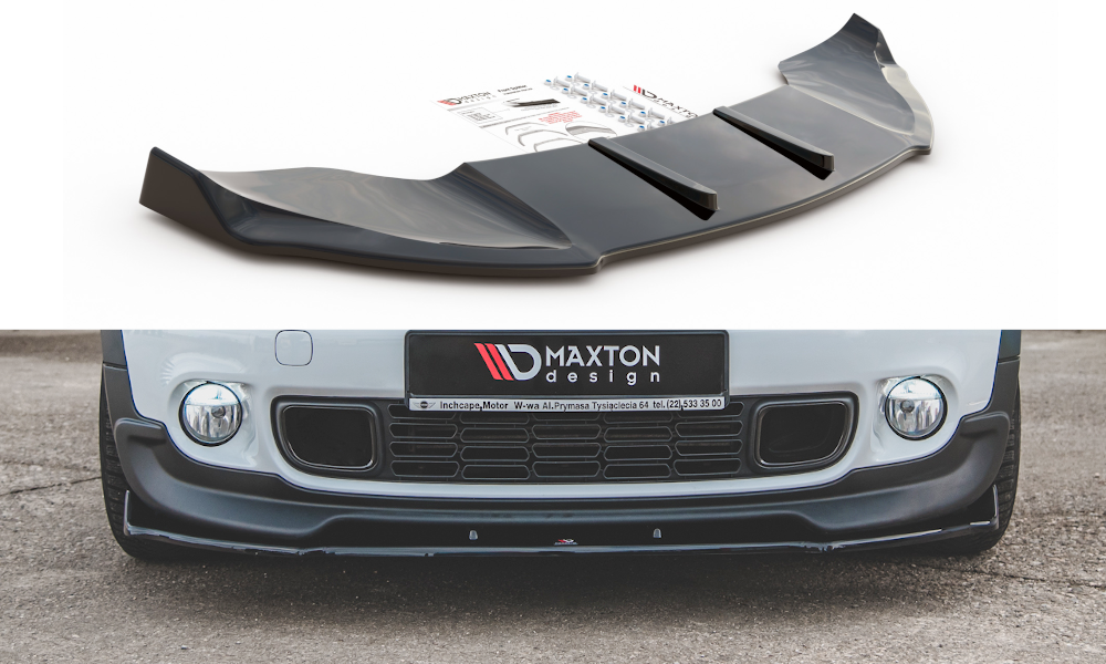 Image of Front Splitter Mini Countryman MK1 JCW - Gloss Black
