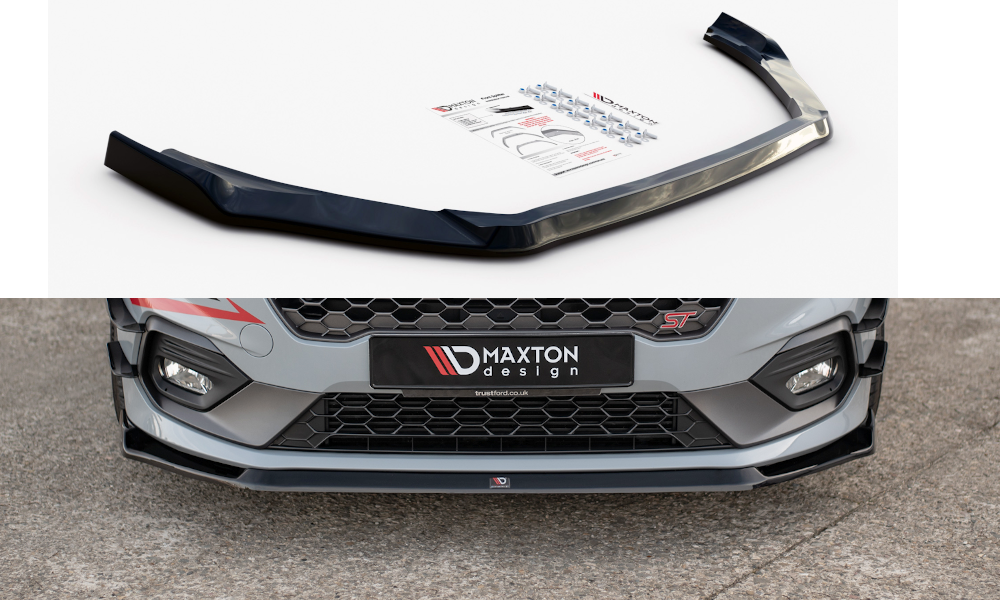 Image of Front Splitter V.5 Ford Fiesta MK8 ST / ST-Line-GB