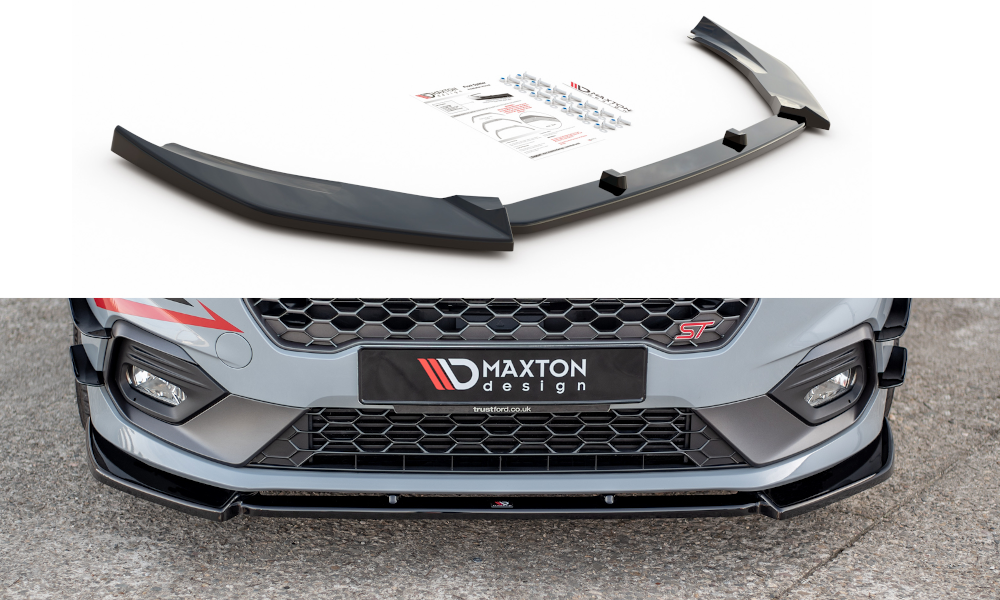Image of Front Splitter V.7 Ford Fiesta MK8 ST / ST-Line-GB